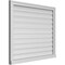 Ekena Millwork Vertical Surface Mount PVC Gable Vent: Functional, w/ 2"W x 2"P Brickmould Sill Frame, 38"W x 32"H GVPVE38X3203SF - alternate 5
